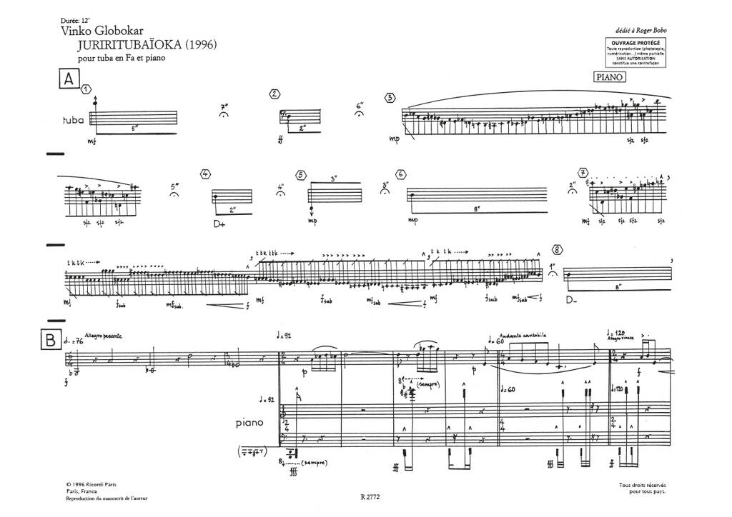 Juriritubaioka Tuba Et Piano
